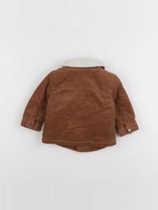 Vertbaudet - veste doublé marron - 6 mois