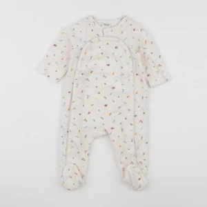 Tape à l'oeil - pyjama velours beige - 9 mois