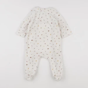 Tape à l'oeil - pyjama velours beige - 9 mois