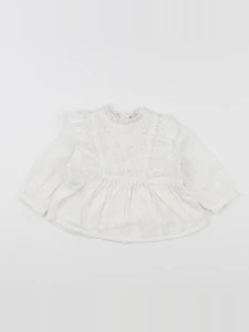 Tape à l'oeil - blouse blanc - 9 mois