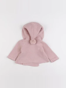 Vertbaudet - veste rose - 3 mois