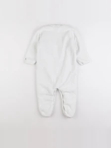 Petit Bateau - sur-pyjama blanc - 18 mois