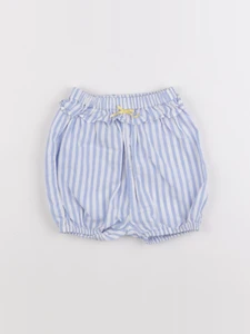 Jacadi - pantalon bleu, blanc - 6 mois