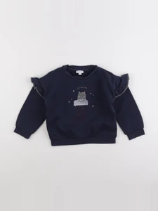 Vertbaudet - sweat bleu - 4 ans