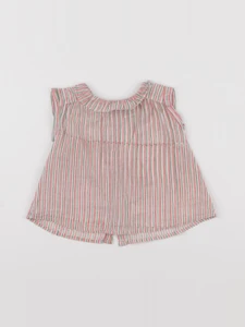 Bonton - blouse rose - 6 mois