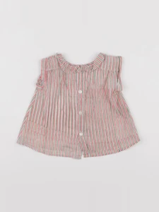 Bonton - blouse rose - 6 mois