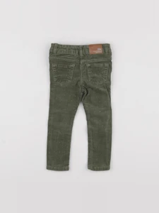 Vertbaudet - pantalon vert, or - 2 ans