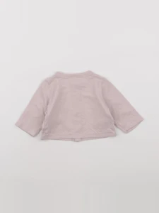 Petit Bateau - gilet rose - 6 mois