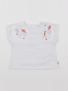 Carrément Beau - tee-shirt blanc - 6 mois