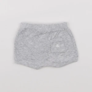 Petit Bateau - short gris - 6 mois
