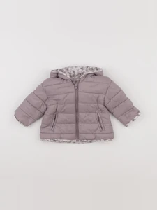 Vertbaudet - doudoune violet - 9/12 mois