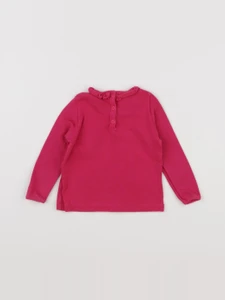 Petit Bateau - tee-shirt rose - 12 mois