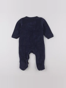 Boutchou - pyjama velours bleu - 12 mois