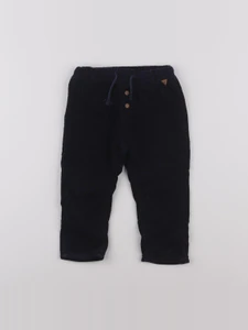 H&M - pantalon bleu - 12/18 mois