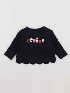 Jacadi - sweat bleu - 6 mois