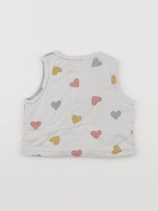 Petit Bateau - gilet blanc - 9 mois