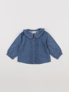 Tape à l'oeil - blouse bleu - 6 mois