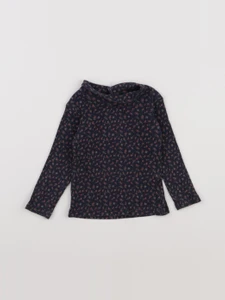 Vertbaudet - sous-pull bleu - 12 mois