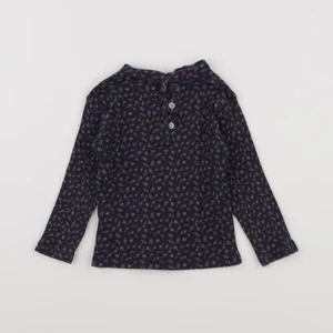 Vertbaudet - sous-pull bleu - 12 mois