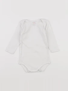 Petit Bateau - body blanc - 6 mois