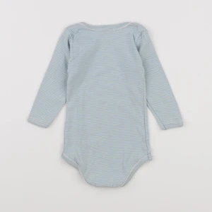 Petit Bateau - body bleu - 12 mois