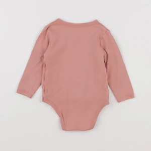 Vertbaudet - body rose - 12 mois