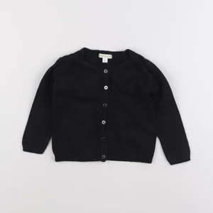 Vertbaudet - gilet noir - 2 ans