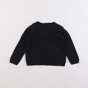 Vertbaudet - gilet noir - 2 ans