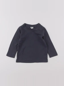 H&M - tee-shirt gris - 6/9 mois