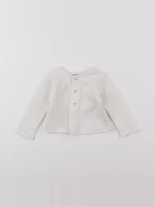1+ In the family - gilet blanc - 3 mois