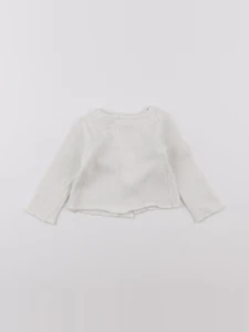 1+ In the family - gilet blanc - 3 mois