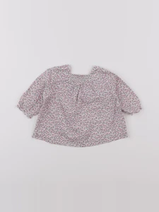 IKKS - robe blanc, rose - 3 mois