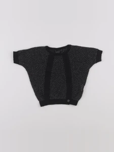 IKKS - pull noir, argent - 3 ans