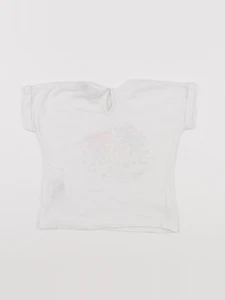 Monoprix - tee-shirt blanc - 12/18 mois