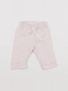 GAP - legging blanc, rose - 1 mois