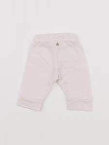 GAP - legging blanc, rose - 1 mois