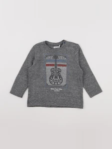 IKKS - tee-shirt gris - 2 ans