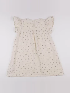 Vertbaudet - robe beige - 10 ans