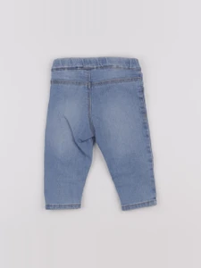 H&M - jegging bleu - 6/9 mois