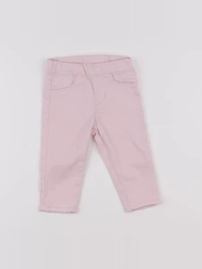 H&M - jegging rose - 6/9 mois