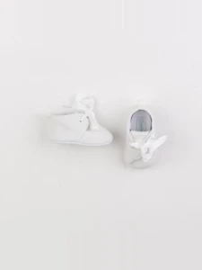 Vertbaudet - chaussons blanc - pointure 17