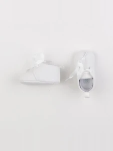 Vertbaudet - chaussons blanc - pointure 17
