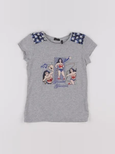 IKKS - tee-shirt bleu, gris - 6 ans