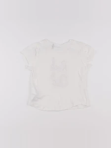 IKKS - tee-shirt blanc, or - 6 ans