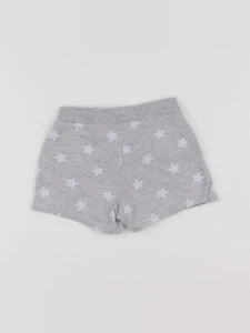 H&M - short gris - 6/9 mois