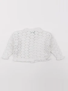Tape à l'oeil - gilet blanc - 9 mois