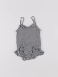 Petit Bateau - maillot de bain bleu, blanc - 12 mois