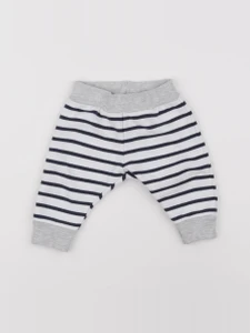 Petit Bateau - jogging bleu, blanc - 6 mois