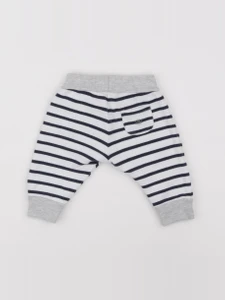 Petit Bateau - jogging bleu, blanc - 6 mois