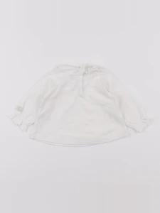 Petit Bateau - tee-shirt blanc - 3 mois